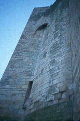 Conisbrough Castle latrine chute