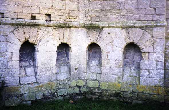 The waste chutes at Orford Castle